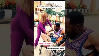 Elle menace de gifler un handicapé histoire leçondevie conseils viralvideo funny vie funny [upl. by Gildus]