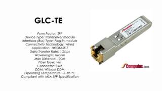 GLCTE  Cisco Compatible 1000BASET SFP RJ45 100m [upl. by Hauger]