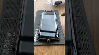 Huawei mate 40 pro tempered film applying process shorts [upl. by Buckingham]