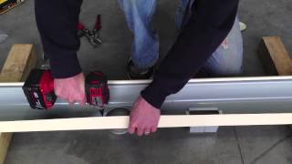 How to Install Downpipe Pop in Quad Guttering  Metal Roofing Online [upl. by Hakkeber]