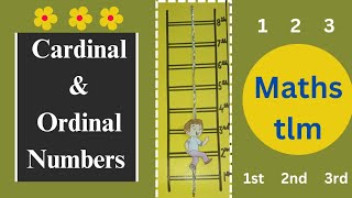 tlm  cardinals  cardinal and ordinal numbers  tlm making [upl. by Elisabeth346]