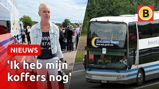 Drukte op het vliegveld Dan maar met de bus  Omroep Brabant [upl. by Ahsetan]