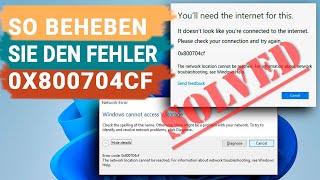 Die besten Methoden zur Behebung des Fehlercodes 0x800704cf unter Windows 11 [upl. by Alberik]