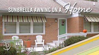 How to Make a Canvas Awning on a Home [upl. by Eniamahs456]