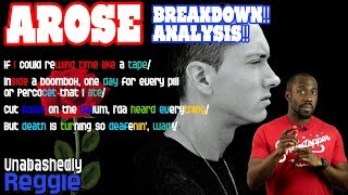 Eminem  Arose  Lyrics and Rhymes BREAKDOWN ANALYSIS [upl. by Ignacius444]