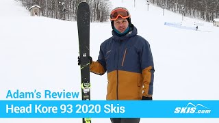 Adams ReviewHead Kore 93 Skis 2020Skiscom [upl. by Yung]