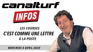 Pronostics Dominique Cordier  Canalturf Infos actus et pronos du mercredi 8 avril 2020 [upl. by Htiel149]