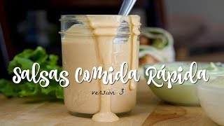 SALSAS PARA COMIDA RÁPIDA V3  Cómo Hacer Salsas Para Comida Rápida  SyS [upl. by Mada]