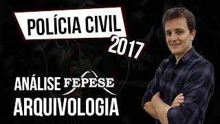 Concurso Polícia Civil SC Questões de Arquivologia [upl. by Ettenal234]