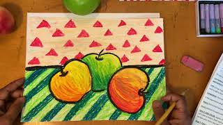 Cezanne Apple Still Life For Kids [upl. by Monetta]