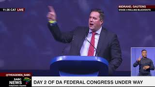 DA Federal Congress l John Steenhuisen delivers Federal Leader report [upl. by Acinhoj]