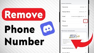 How to Remove Phone Number On Discord Updated [upl. by Sadira]