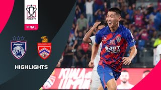 Johor Darul Tazim 20 Kuala Lumpur City FC  FA FINAL  Highlights Piala FA 2023 [upl. by Anny469]