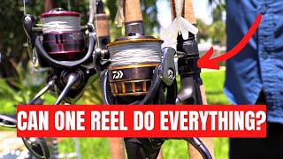 Can ONE Spinning Reel Do EVERYTHING Inshore Fishing Edition [upl. by Lilithe922]