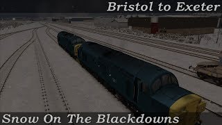 Bristol to Exeter — Snow On The Blackdowns [upl. by Inajna482]