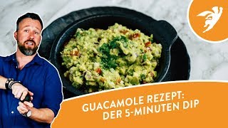 GUACAMOLE Rezept  Der 5Minuten Dip aus Mexiko [upl. by Avihs]