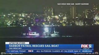 Harbor Patrol Rescues Sail Boat [upl. by As]