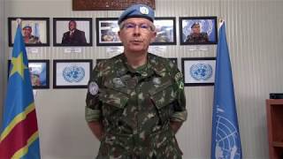 The MONUSCO Force CommanderLieutenant General Elias Martins Filhopays tribute Chancy Chitete [upl. by Aieken]