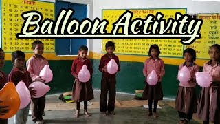 Balloon activities for kids  Balloon activity videos  Balloon activity games for Children [upl. by Oecile]