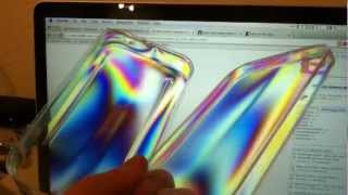 Polarized light plastic stress birefringence [upl. by Fabyola]