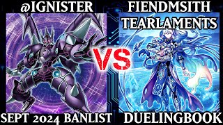 Ignister vs Fiendsmith Tearlaments  Dueling Book [upl. by Zaria60]