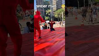 SpiderMan In Real Life Prank shortvideo trending china funny spiderman comedy [upl. by Harrington225]