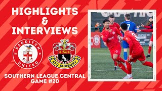 HIGHLIGHTS amp INTERVIEWS  Redditch United vs AFC Sudbury [upl. by Laamaj19]