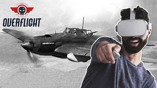 Become A WW2 Pilot In Virtual Reality  Overflight Oculus GO Review [upl. by Stempson]