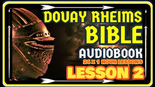 DOUAY RHEIMS BIBLE  LESSON 2 OF 24 NEW TESTAMENT [upl. by Leinod640]