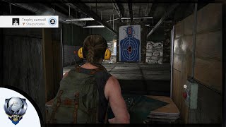 The Last Of Us 2  Sharpshooter Trophy Guide Hidden Trophy Win the marksmanship competition [upl. by Issiah]