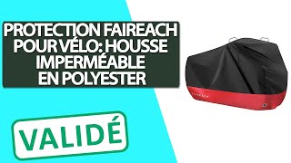 Avis Housse de Protection en Polyester Imperméable FAIREACH pour vélo [upl. by Aimahc]