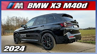 BMW X3 M40d  340 PS  Diesel  Besser als der Benziner  Über 1000 km Reichweite [upl. by Ellehcram888]