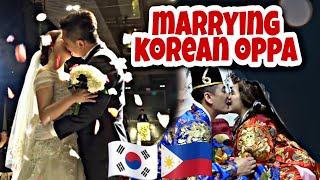 KOREAN WEDDING WITH TRADITIONAL WEDDING koreanpinay한국결혼식difference from other country ceremony [upl. by Gerge567]