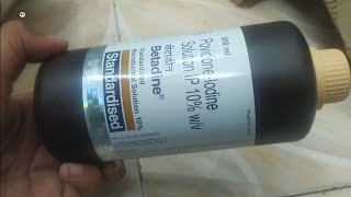 Betadine 10 Solution  Povidone Iodine 10 Wv Solution  Betadine Solution uses benefits review [upl. by Arramas87]