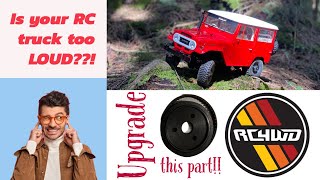 REVIEW Is your RC4WD truck REALLY noisy Try this helpful upgrade [upl. by Eirehc862]