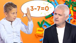 VLADIMIR se pricepe la calcule dar se mai ÎNCURCĂ 😂😂 La provocat pe Virgil Ianțu la Copiii Spun [upl. by Atteuqahs]