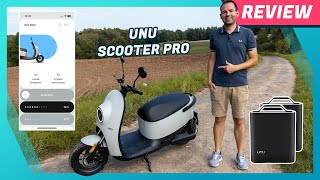 Unu Scooter Pro im Test Elektroroller mit bis zu 100 km Reichweite mit BFührerschein Alle Details [upl. by Llertnov]