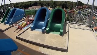 Racing Water Slide at Dreamer Water Park [upl. by Featherstone595]