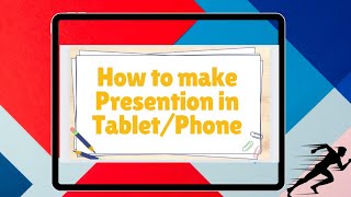 How you can make Presentation in TabletsIpads  How to easily make Presentation in phone  tablet [upl. by Loginov]