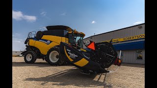 MacDon FD140 Header Walkthrough Saskatoon Combine Clinic  August 2021 [upl. by Levey]