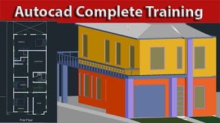 AutoCAD Tutorial Course Complete Beginner to Advance  Learn Autocad complete [upl. by Lerej97]