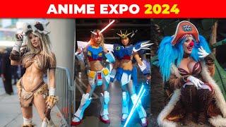 ANIME EXPO 2024  Most INSANE Cosplayers  4K Cosplay Music Video Highlights [upl. by Ennayelhsa432]