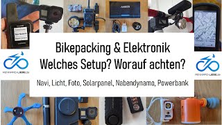 Bikepacking Navigation Licht Powerbank Solarpanel Nabendynamo  Welches Setup Worauf achten [upl. by Ayhtnic]