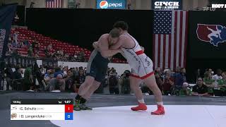 130 Kg Semis  Cohlton Schultz Sunkist Kids Wrestling Club Vs Donny Longendyke Minnesota Storm 7 [upl. by Mattie]