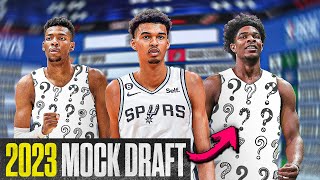 2023 NBA Mock Draft [upl. by Anivel]