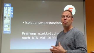 Prüfen elektrischer Anlagen Isolationswiderstandsmessung 5 [upl. by Eimilb]