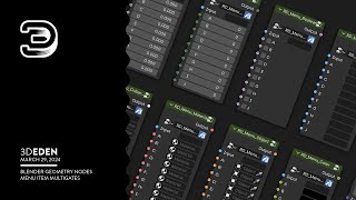 Blender Geometry nodes Menu switch Menu item multigates Tutorial [upl. by Ocana998]