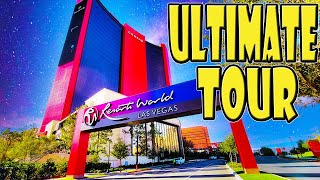 RESORTS WORLD LAS VEGAS Exploring the Food Shops amp Hotels [upl. by Kcirrem]