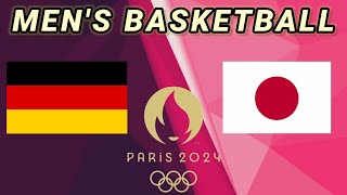 Germany vs Japan  2024 Paris Olympic Game Mens Basketball Live Scoreboard [upl. by Leuams]