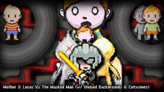 Mother 3  Final Battle Lucas Vs The Masked Man w Unused Backgrounds amp Cutscenes [upl. by Isis]